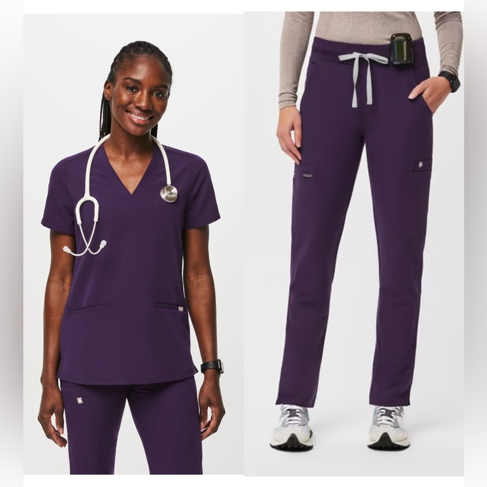 Figs Purple Jam Scrub Set